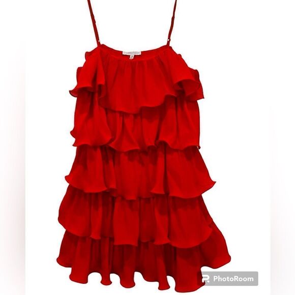 Sincerily Jules tiered ruffle dress 20’s flapper style size M - Picture 1 of 8